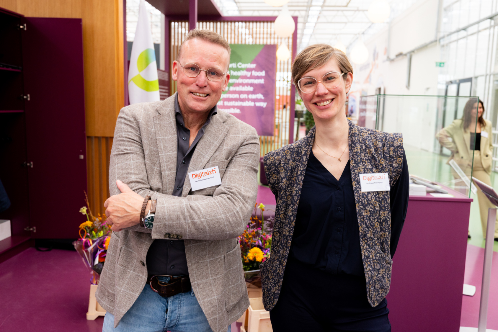 Jan Willem van der Wolf en Dominique Nieu